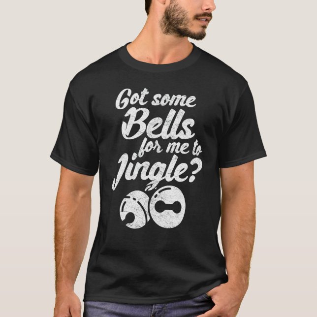 Frauen witzige Weihnachts-Glocke-Weihnachtsfeiern  T-Shirt (Vorderseite)