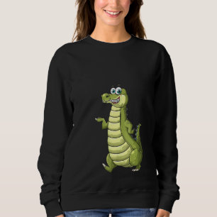 Frauen Witziges Krokodil für Männer Frauen Kinder  Sweatshirt