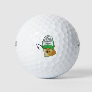 Frauen wollte mich, Fische fürchten mich, ich bin Golfball