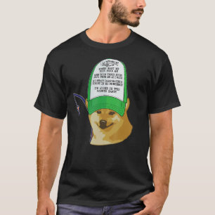 Frauen Wollte mir Fisch Angst, dass es Doge Meme F T-Shirt
