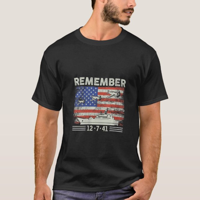 Frauen Wwii erinnern sich an Pearl Harbour Memoria T-Shirt (Vorderseite)