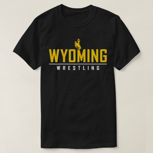 Frauen Wyoming Cowboys Apparel-Wrestling Flat Rule T-Shirt (Design vorne)