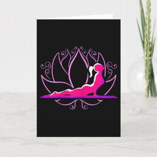 Frauen Yoga-Geschenk für Yoga-Übungen Mädchen Spir Karte