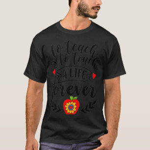 Frauen zu unterrichten ist, ein Leben für immer Le T-Shirt
