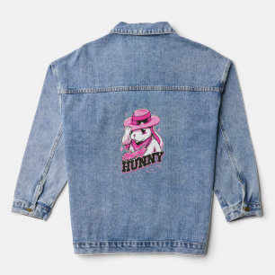 Frauen Zurück Zur Schule Hase Lustig Buchliebhaber Jeansjacke