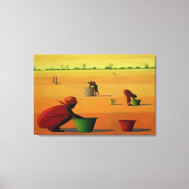 Frauenarbeit 2001 leinwanddruck (Vorderseite)