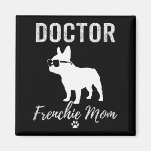 Frauenarzt Französisch Mama-Shirt Lustiger Hunde-L Magnet