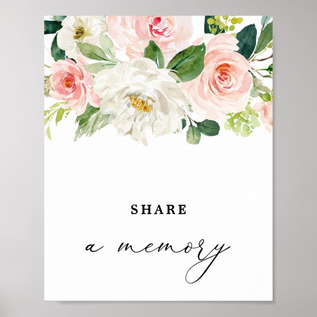 Frauenbeerdigung mit einem Memory Sign, Memory Pos Poster (Vorne)