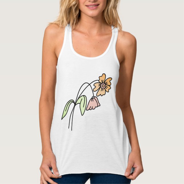 Frauenbella+Leinwand-Racerback-Tank Tank Top (Vorderseite)