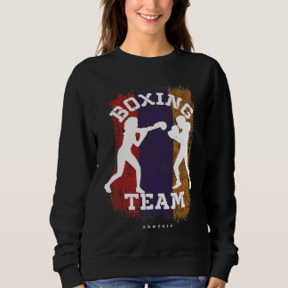 Frauenboxen Armenien Kampfsport Kämpfer Boxen Sweatshirt