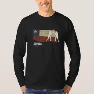 Frauenboxen Chile Kampfsport Kämpfer Boxen T-Shirt