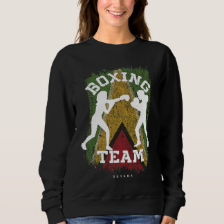 Frauenboxen Guyana Kampfsport Kämpfer Boxen Sweatshirt