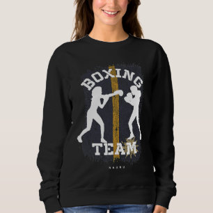 Frauenboxen Nauru Kampfsport Kämpfer Boxen Sweatshirt