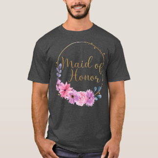 Frauenbräune, um die blaue Blume der Nacht zu verk T-Shirt