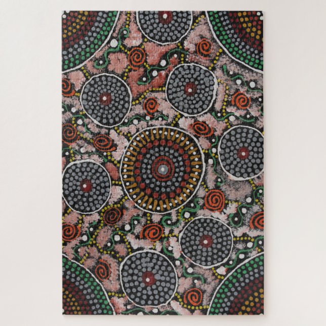 Frauenfeier und Body Paint Jigsaw Puzzle (Vertikal)