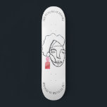 Frauenförderung Die weibliche Zukunft ist weiblich Skateboard<br><div class="desc">Das Kunstwerk für dieses Skateboard stammt von einem original Mixed Media Gemälde,  das ich 2020 kreiert habe. Um das Originalgemälde zu sehen,  folgen Sie mir auf Instagram @AlyMarieArt. Unterstützen Sie Frauen in kleinen Unternehmen,  wenn Sie dieses Skateboard kaufen!</div>