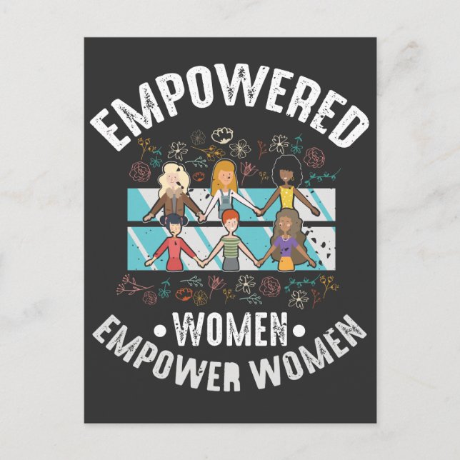 Frauenförderung Feministischer Inspirationsfeminis Postkarte (Vorderseite)