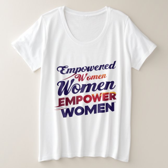 **Frauenförderung - T - Shirt für Frauen** (Design vorne)