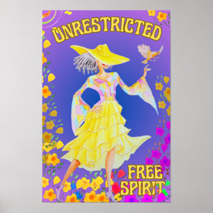 Frauenfreies Geist-Poster Poster