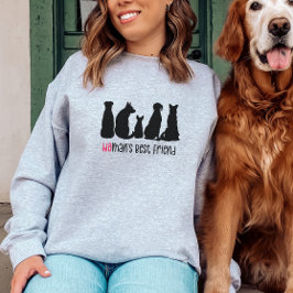 Frauenfreundlich-Hund-Sweatshirt Sweatshirt