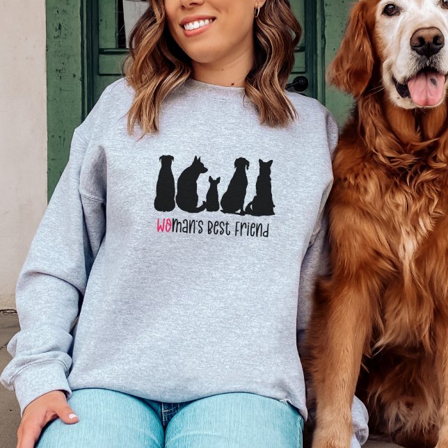 Frauenfreundlich-Hund-Sweatshirt Sweatshirt (Von Creator hochgeladen)