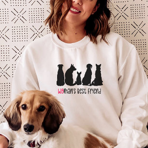 Frauenfreundlich-Hund-Sweatshirt Sweatshirt