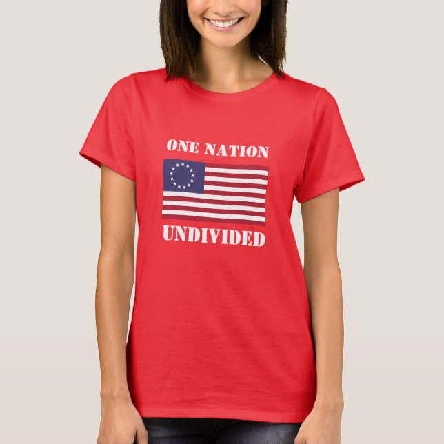Frauenfreundlichkeit - EINE NATION UNUNTERTEILT T-Shirt (Vorderseite)
