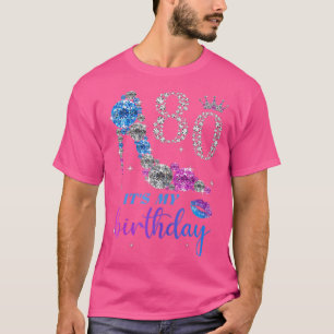 Frauenfreundlichkeit ist mein 80. Lila Schuhkronen T-Shirt