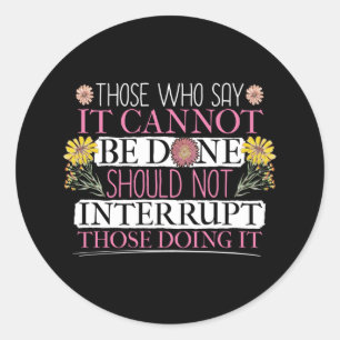 Frauenführer Runder Aufkleber