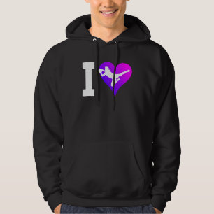 Frauenfußläuferin Hoodie