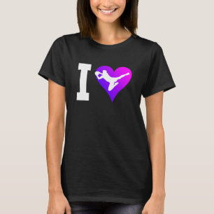 Frauenfußläuferin T-Shirt