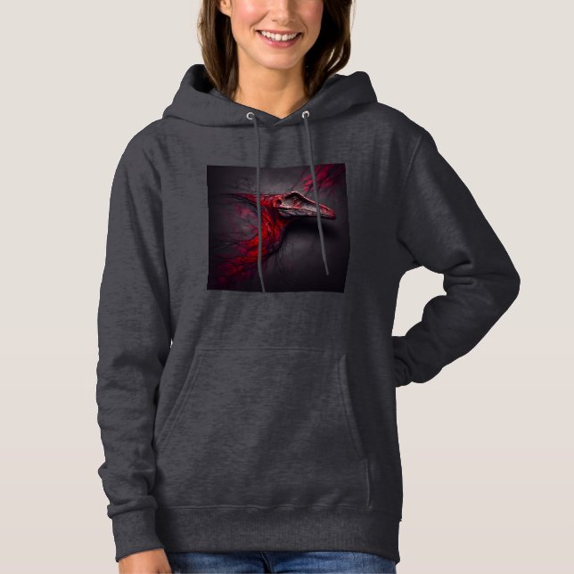 Frauengedecktes Sweatshirt, Artwork 12 Hoodie (Vorderseite)