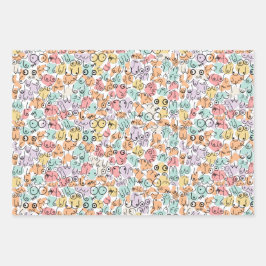 Frauengeschenk Geschenkpapier Set