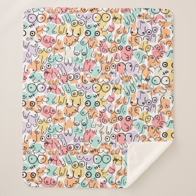 Frauengeschenk Sherpadecke (Vorderseite)