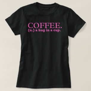 Frauengeschenke für den Kaffee, Minimalistischer K T-Shirt