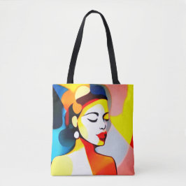 Frauengeschichte Monat niedliches Mädchen Canva To Tasche