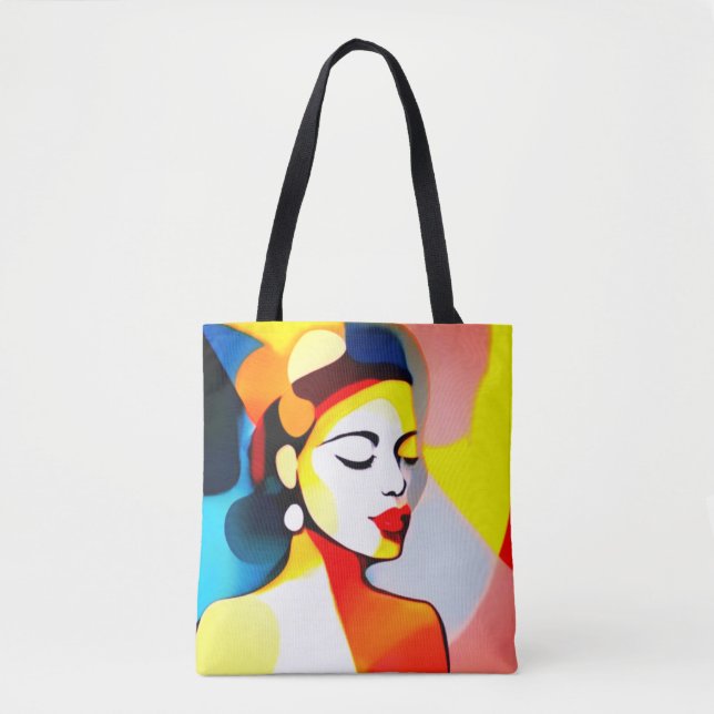 Frauengeschichte Monat niedliches Mädchen Canva To Tasche (Vorderseite)