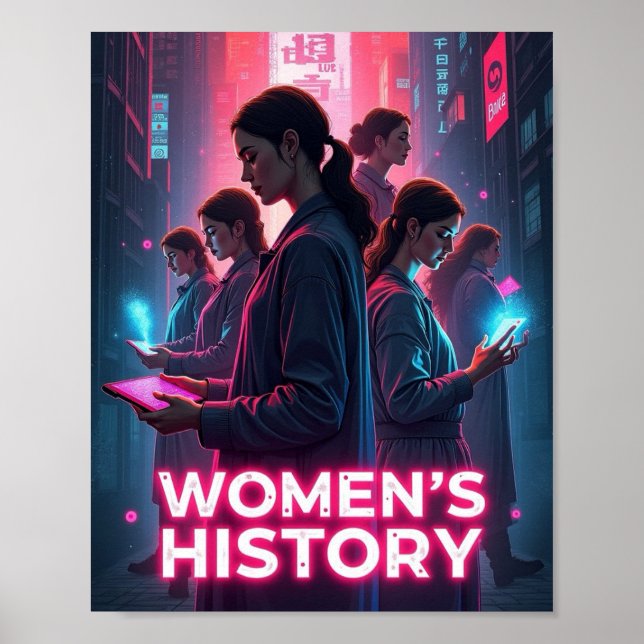 Frauengeschichte Poster (Vorne)