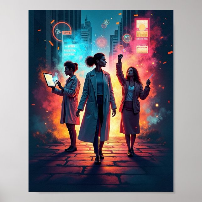 Frauengeschichte Poster (Vorne)