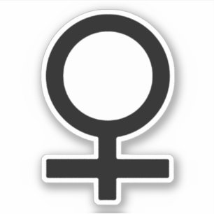 Frauengeschlechtssymbol Aufkleber
