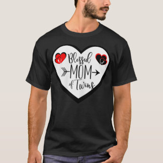 Frauengesegnete Mama von Twins-Geschenk T-Shirt