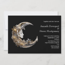 Frauengesicht auf der Mondhochzeit