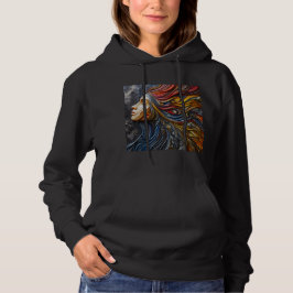 Frauengezogenes Sweatshirt Artwork 6