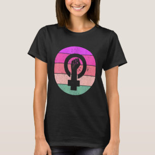 Frauengleichheit Frauenfeindliche Symbol-Empowerme T-Shirt