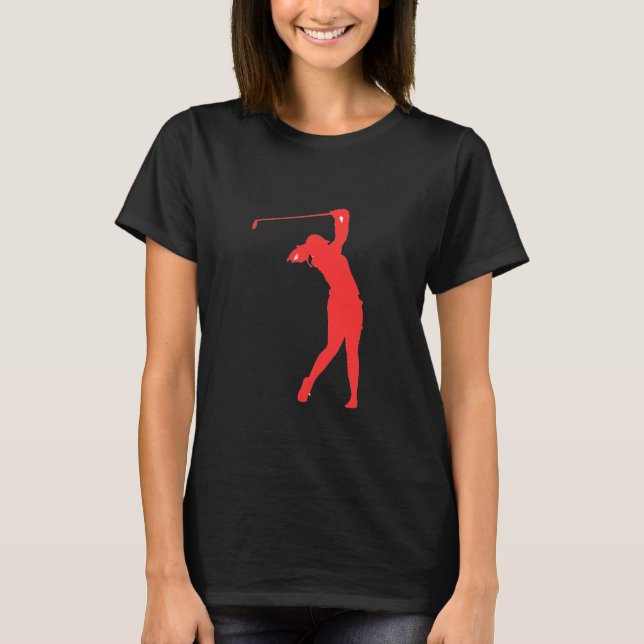 Frauengolf T-Shirt (Vorderseite)