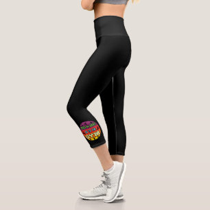 Frauengymnastik im Zweifelsfall Gehe zum Fitnessst Capri Leggings