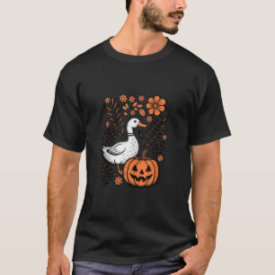 FrauenHalloween Spooky Goosey Halloween Albern Goo T-Shirt