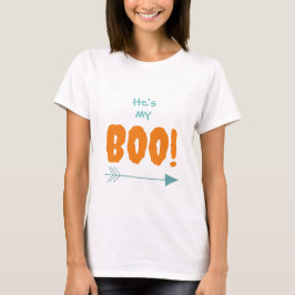 FrauenHalloween-T - Shirt - Er ist mein Boo!