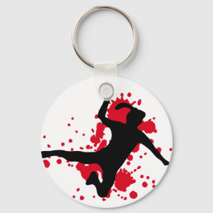 Frauenhandball handball sign schlüsselanhänger