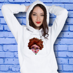 Frauenhaus (Whimsical Woman 01) Hoodie
